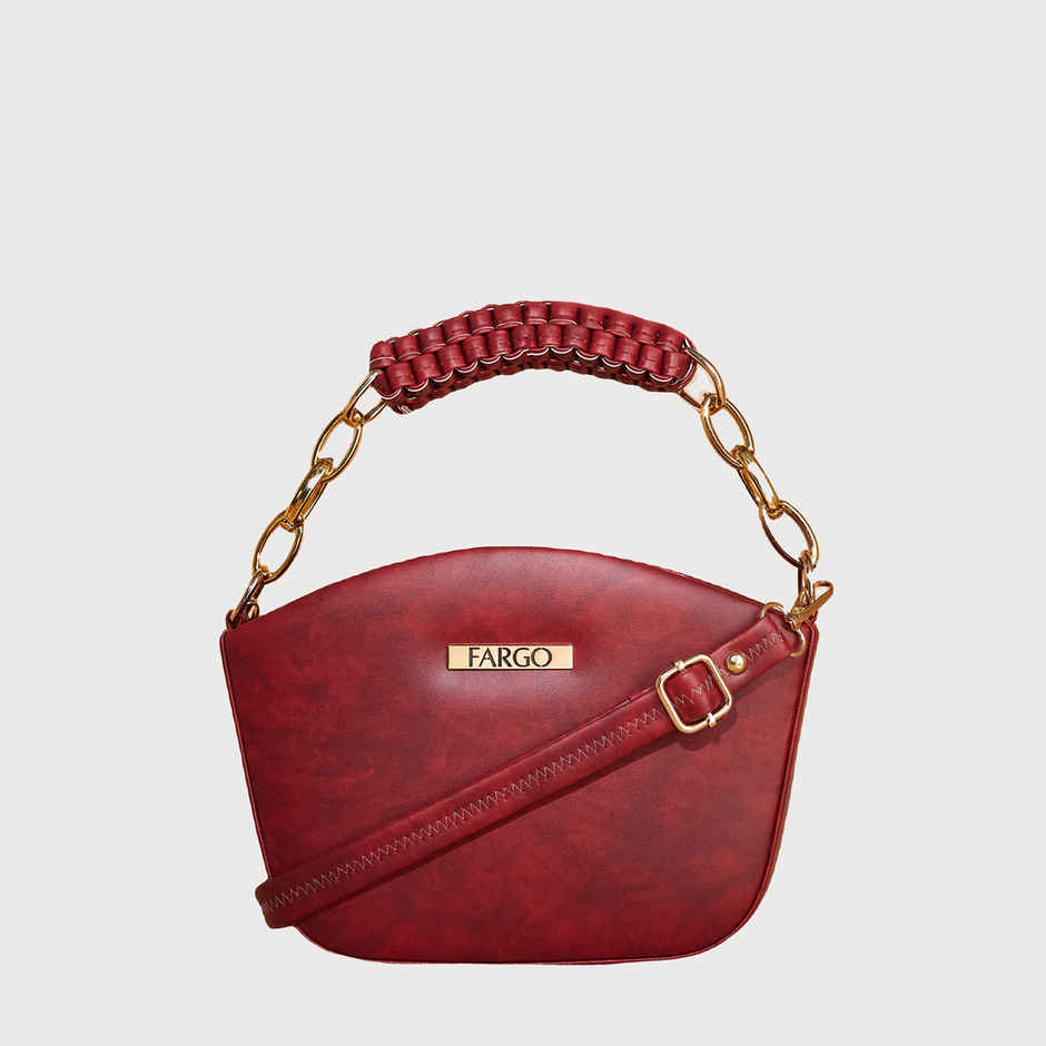 Fargo Womens Stylish Maroon Sling Bag | FGO-763