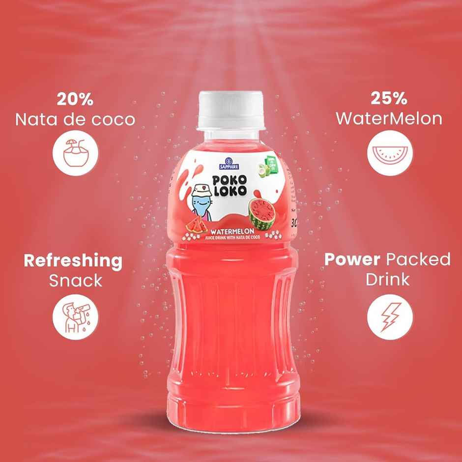 Sapphire Poko Loko Watermelon Nata Drink
