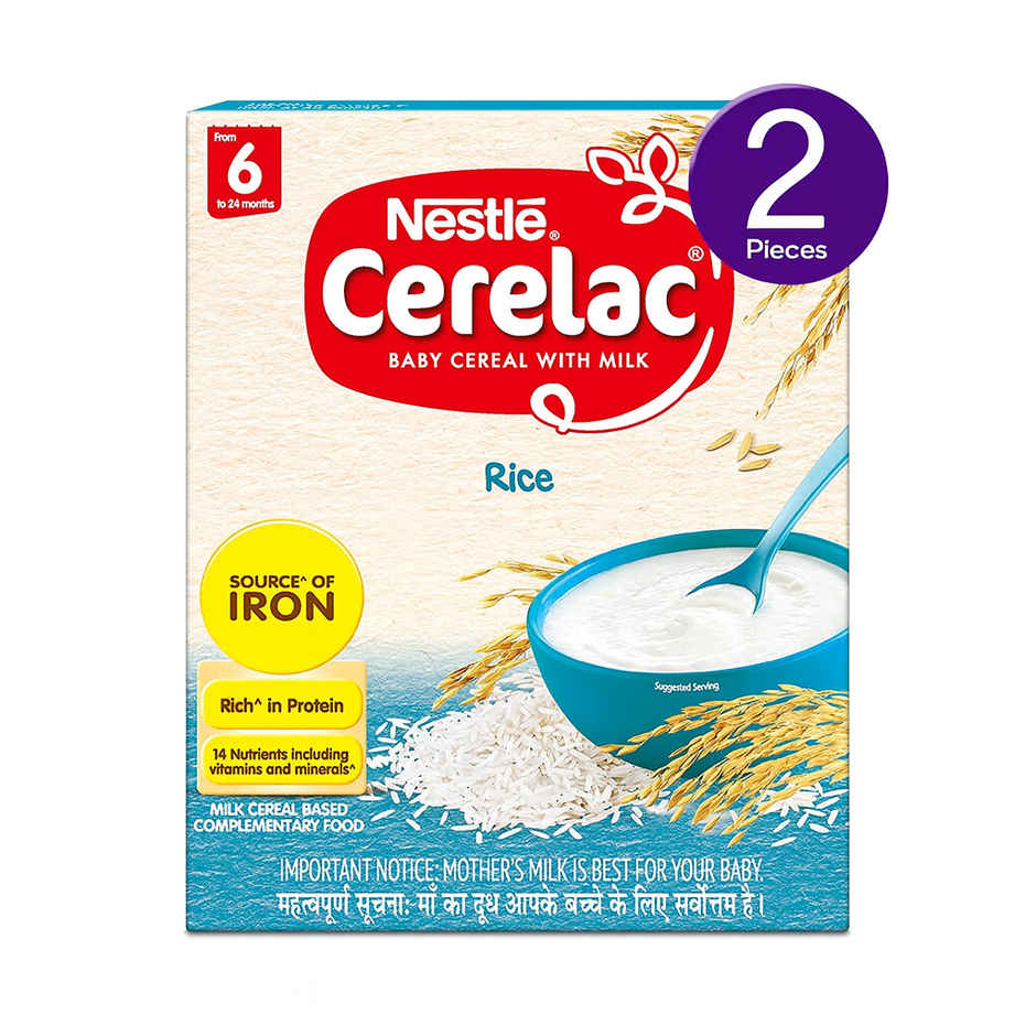 Nestle Ceralac Baby Cereal With Milk - Rice Combo
