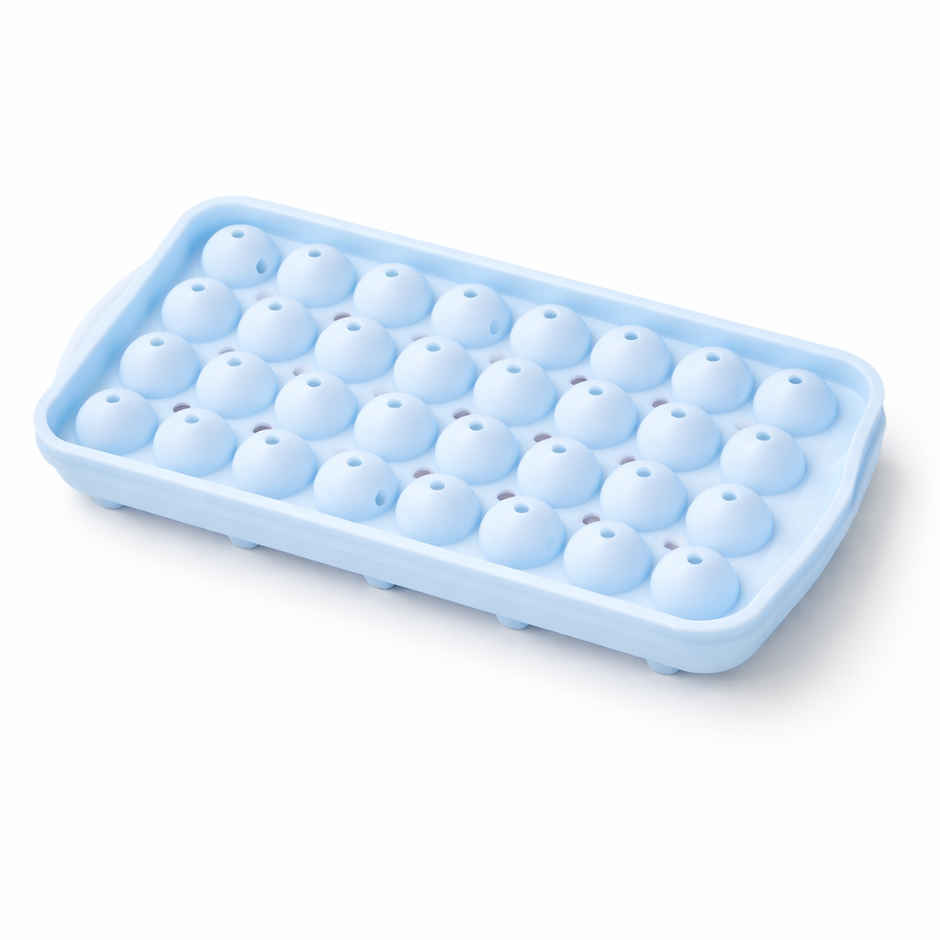 Daluci Mini Round Ice Cube Tray with Lid | Multicolor