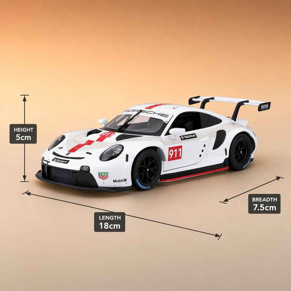 Bburago Licensed 1:24 Model Porsche 911 Rsr Gt