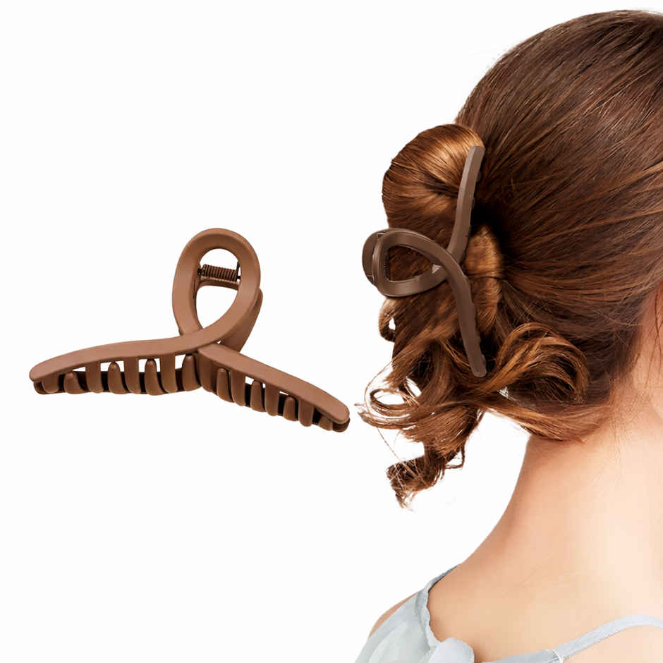 Gleva Women's Hair Claw Clips | Strong Hold Clamps | Matte Non-Slip Jaw Clature