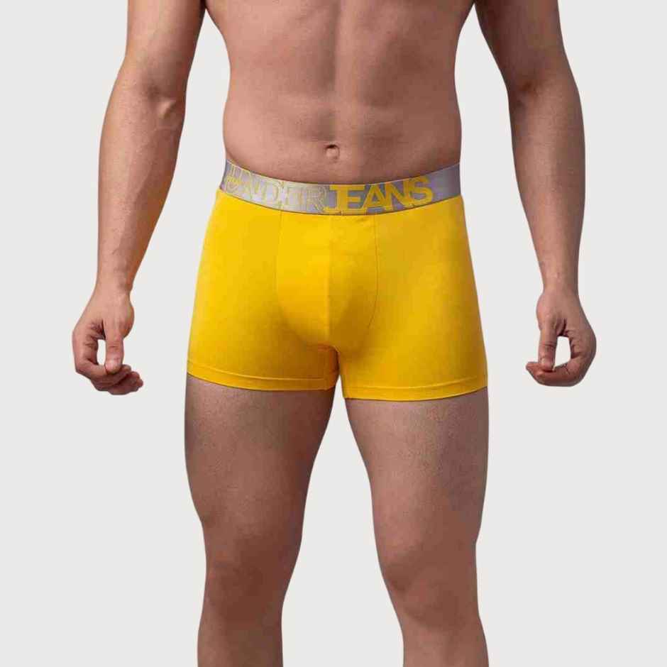 Underjeans by Spykar Mens Premium Yellow Trunk | S