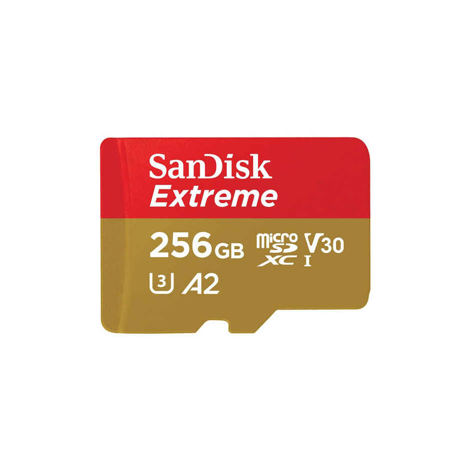 Sandisk Extreme Microsd Uhs I Card 256 GB For 4K Video,190Mb/S Read, 130Mb/S Write