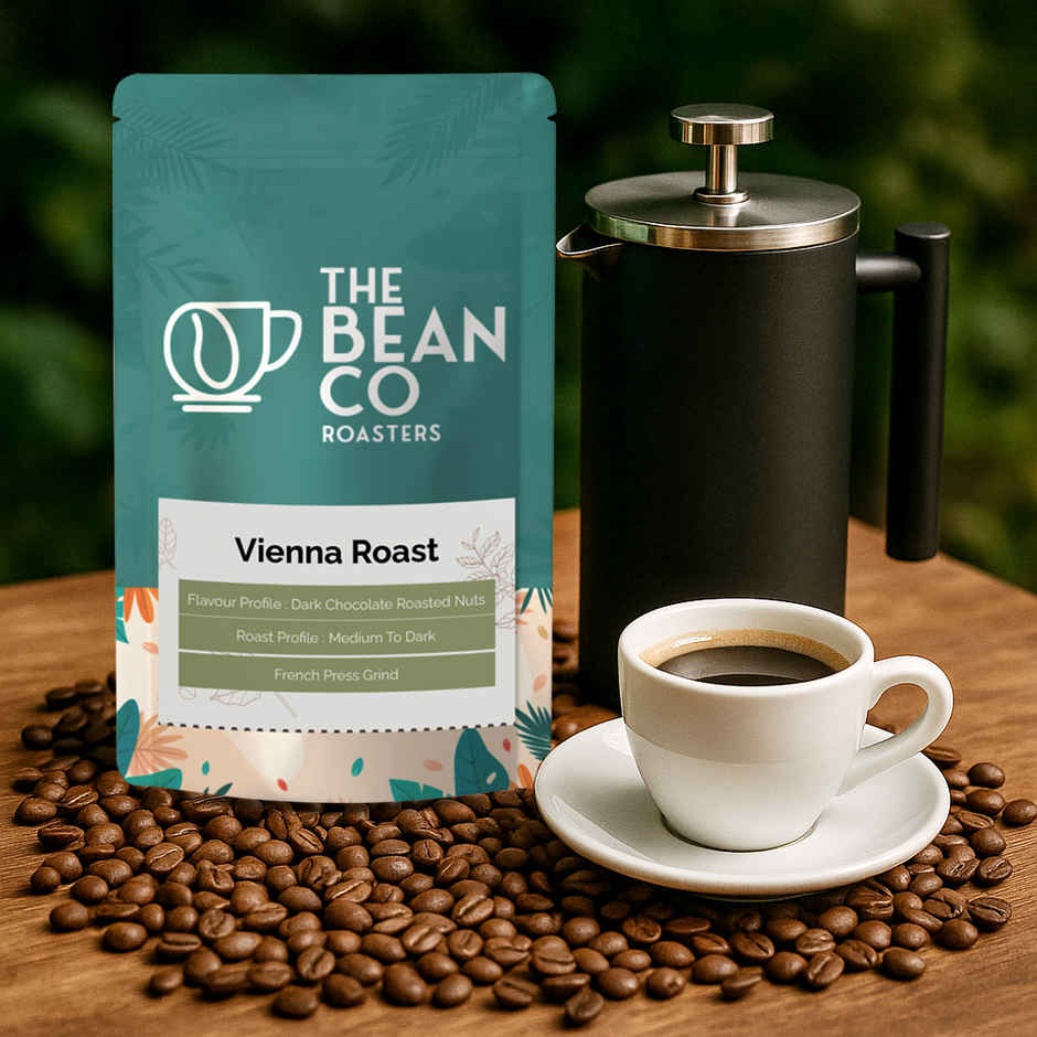 THE BEAN CO ROASTERS Vienna Roast Ground Coffee for French Press