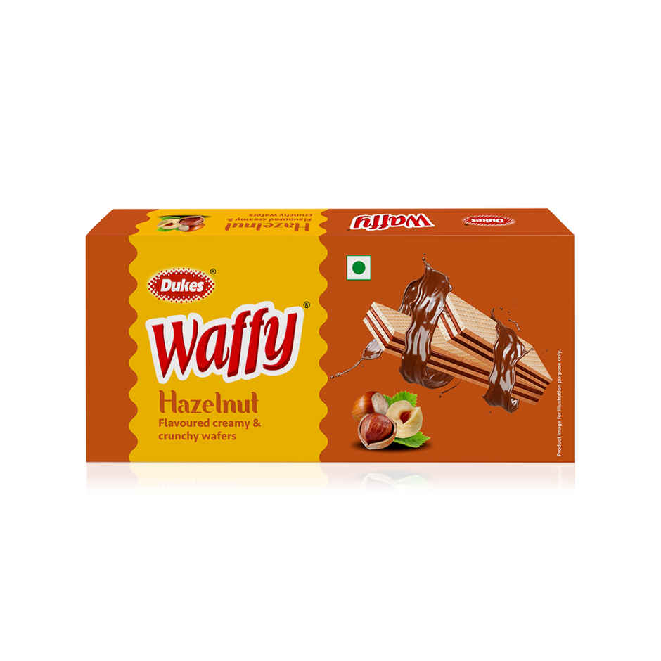 Dukes Waffy - Hazelnut Flavoured Creamy & Crunchy Wafers