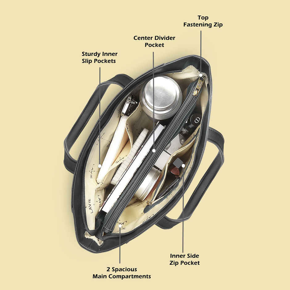 Lavie Women's Hand Bag | Large | Black