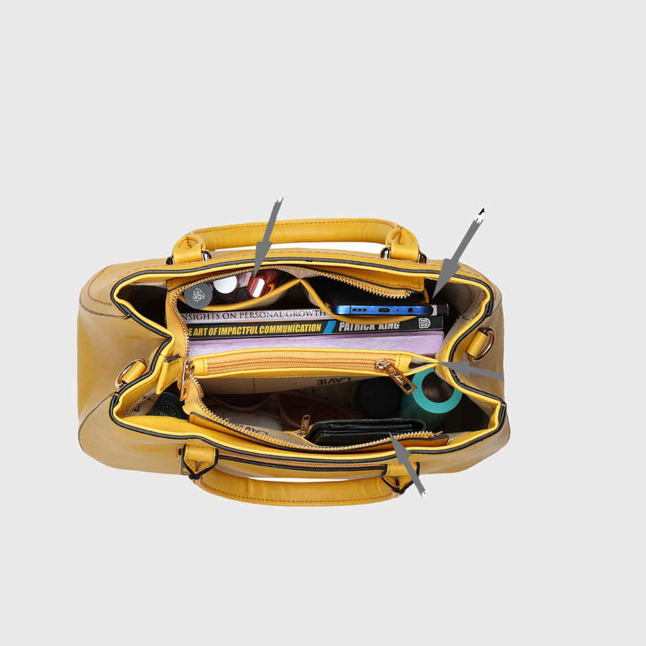 Lavie Women's Omnia Medium Satchel | Medium | Ocher