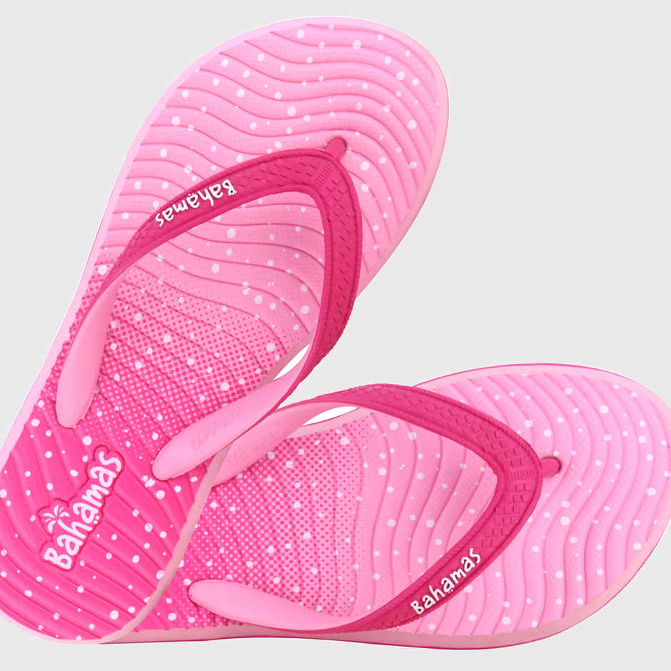 Bahamas Women's Slippers | BHL-228 | Magenta & Light Pink - UK 6