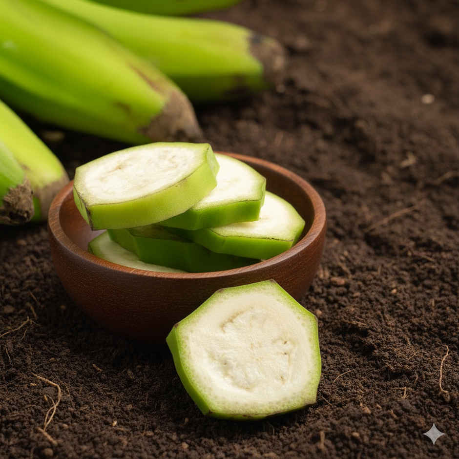 Organically Grown Banana Raw (Kaccha Kela)