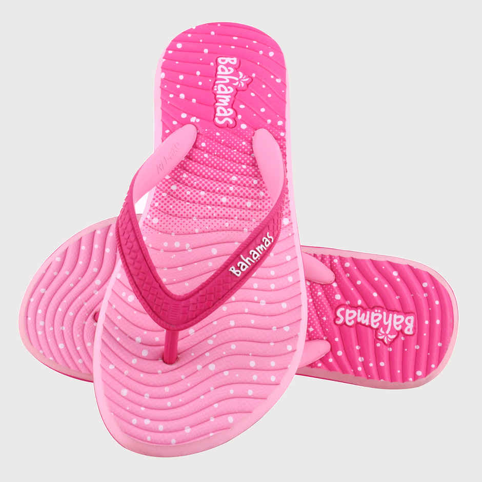 Bahamas Women's Slippers | BHL-228 | Magenta & Light Pink - UK 6