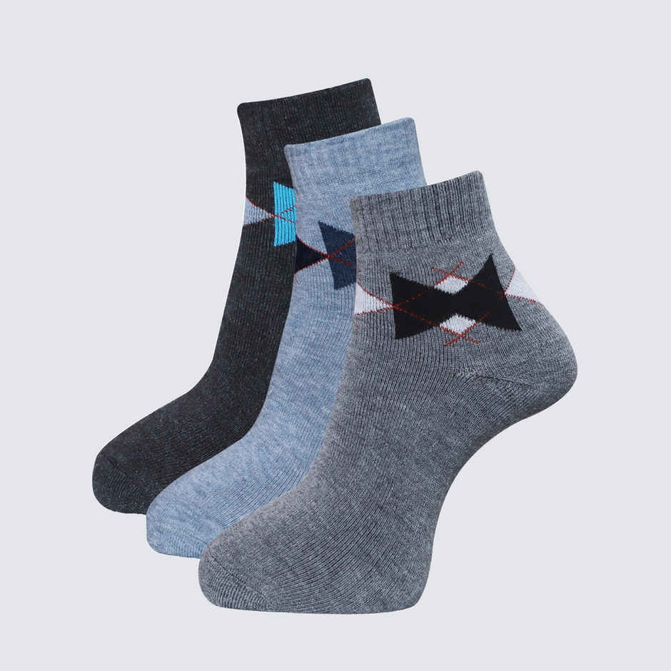 Dollar Men's Cotton Ankle Length Socks | Assorted - Free Size