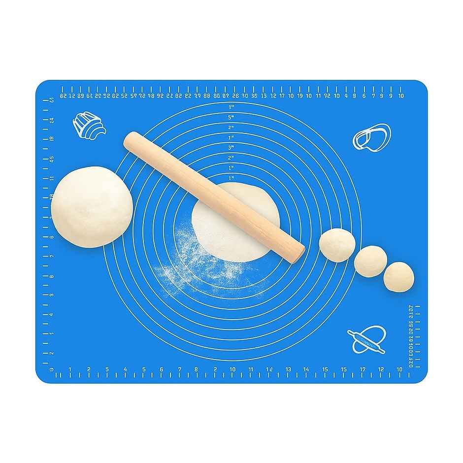 Soham Housewares Silicone Baking Mat | 50 x 40 cm | Non-Stick Reusable