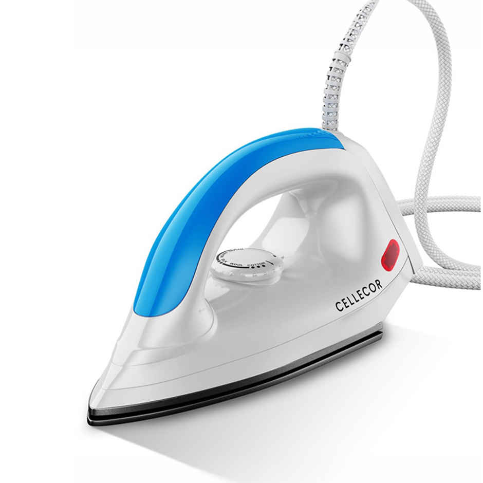Cellecor CDILW10 Dry Iron | White & Blue