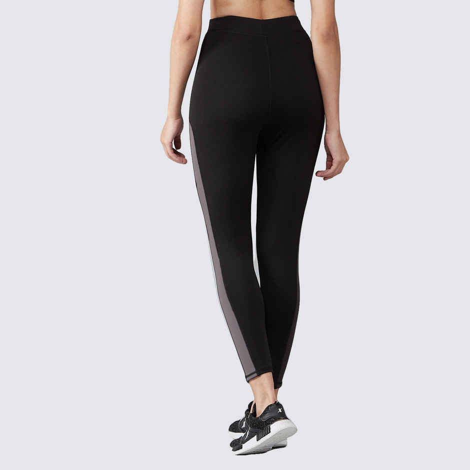 Blinkin Women's Gym Tights & Pants - Black | Grey | Active Wear | Yoga Pants | M