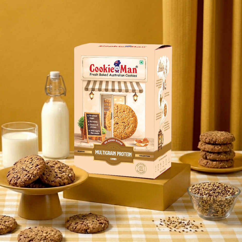 CookieMan Premium Multigrain Protein Cookies Biscuits
