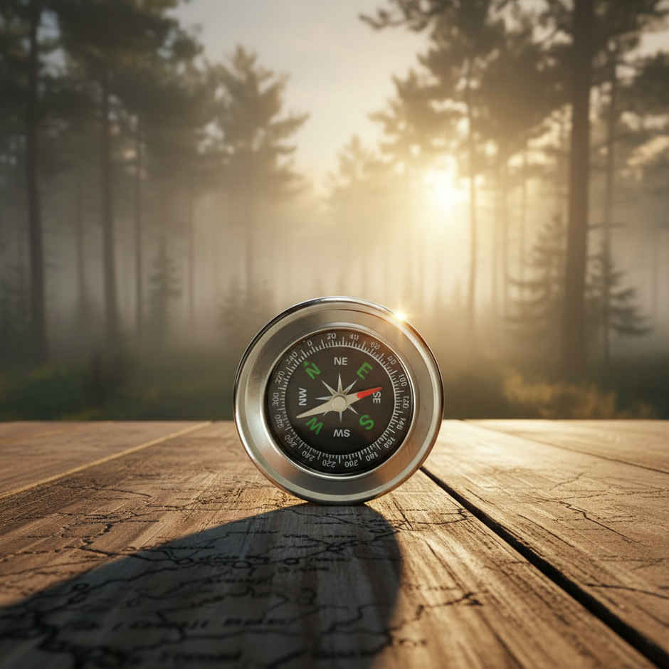 Stainless Steel Magnetic Compass | B-NET