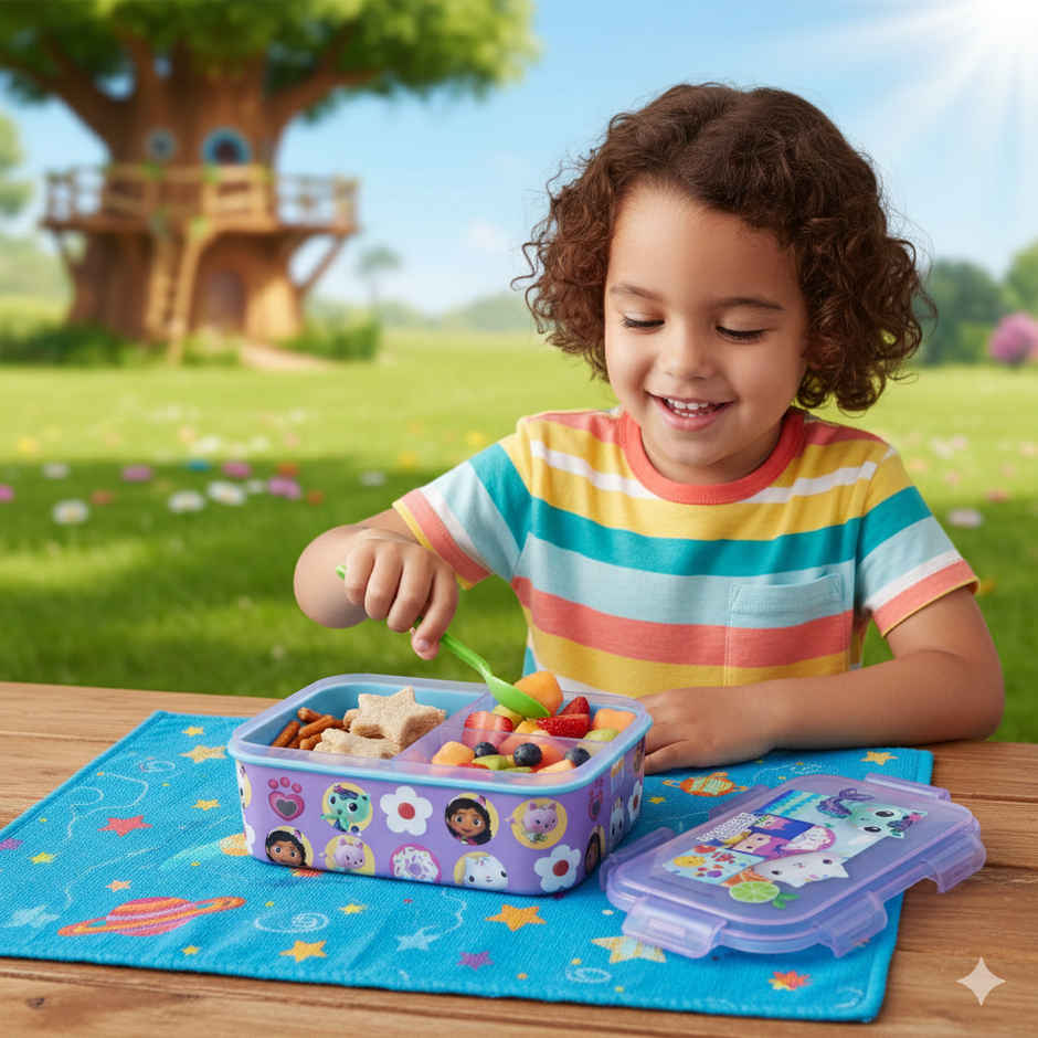 Striders Multi Compartment Rectangular Sandwich Box Gabby'S Dollhouse | XL