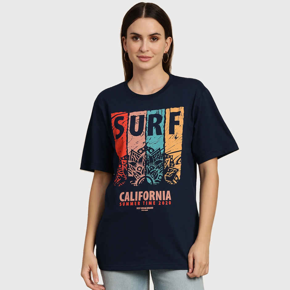 Dillinger Women's T-shirt | LNDMK251NVY | Navy Blue - L