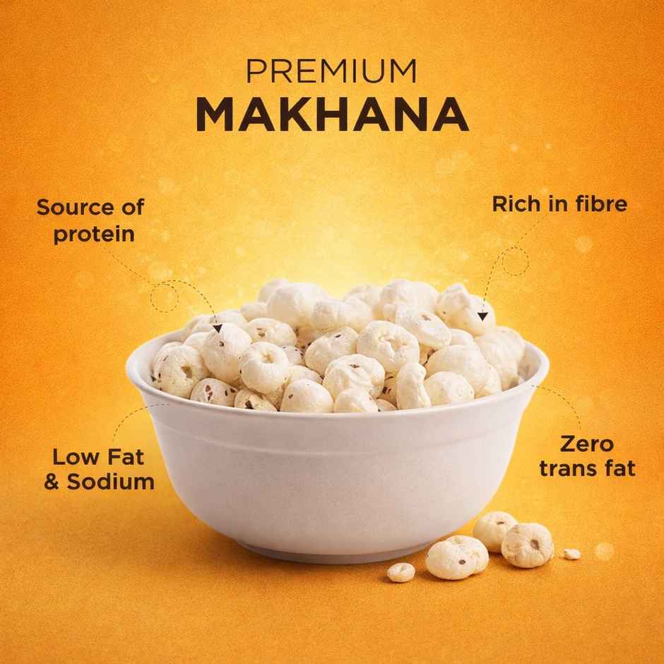 Open Secret Plain Makhana | Roasted & Crunchy | Healthy Superfood | Rich in Protein