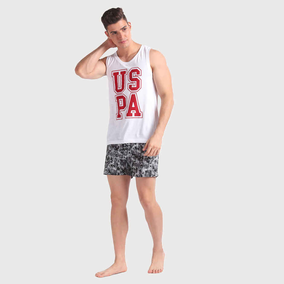 U.S. Polo Assn. | Boxers Pack of 2 | 36 | Boxers | OEX01 | Black and Grey