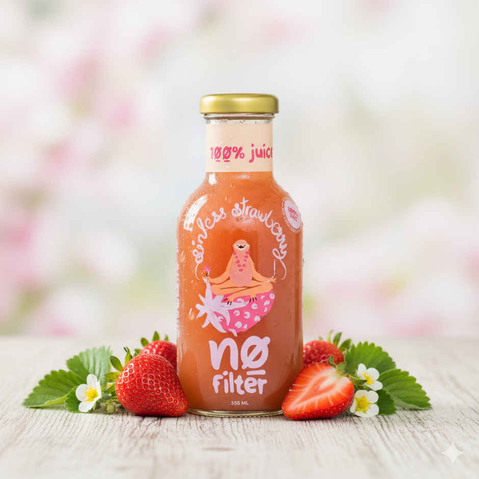 No filter Real Strawberry Juice