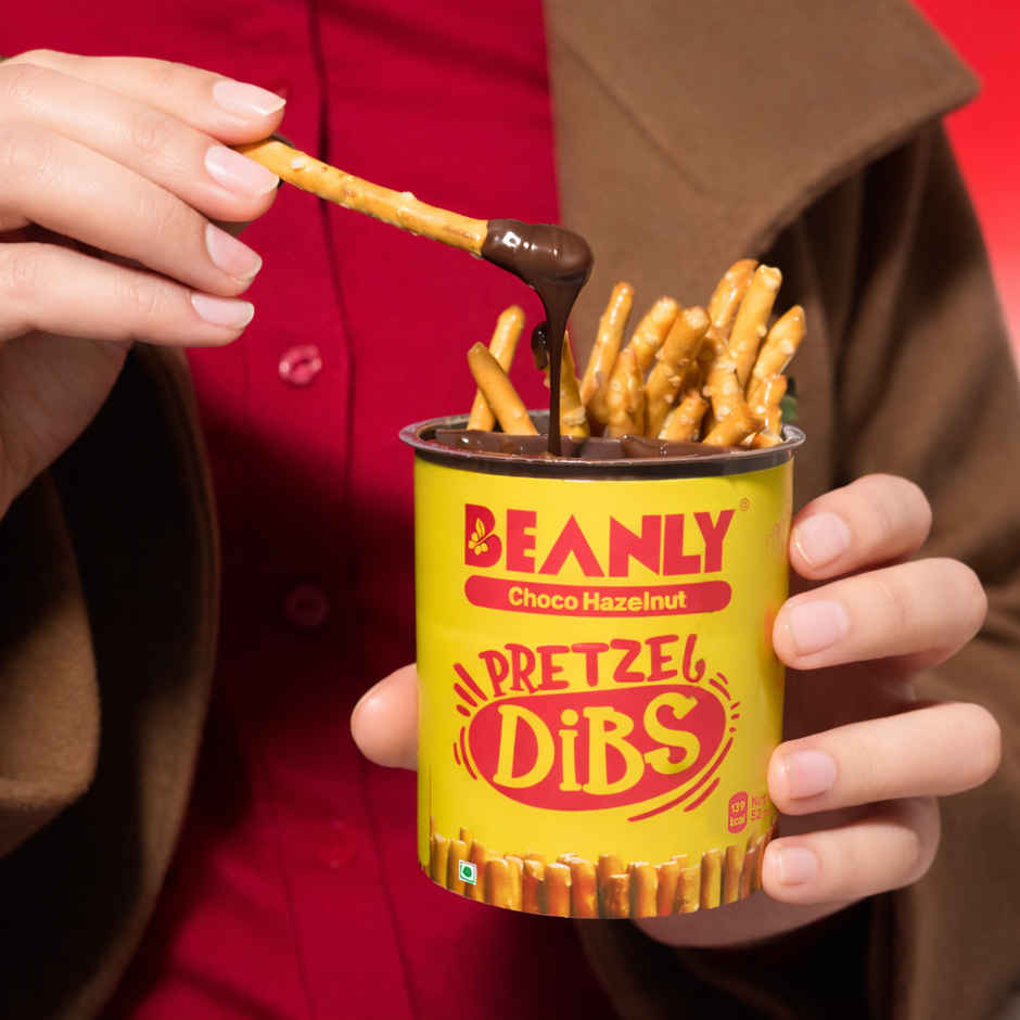 Beanly Choco Hazelnut Spread with Pretzel Sticks