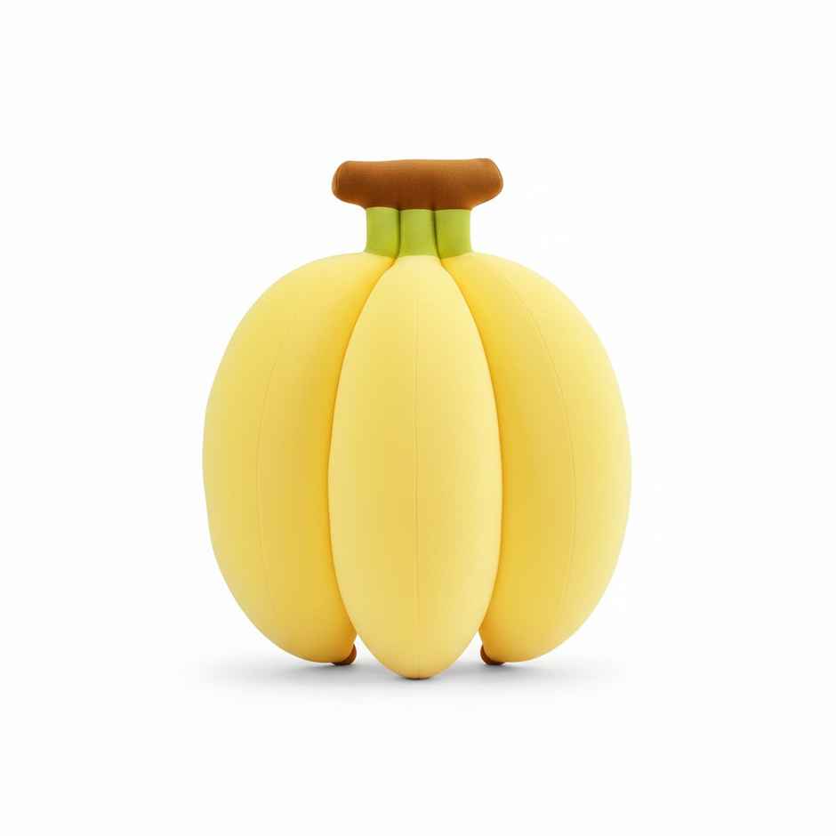 Storio Banana Bunch Pillow Soft Toy for Kids Huggable Plush Doll Room Decoration | 30 cm