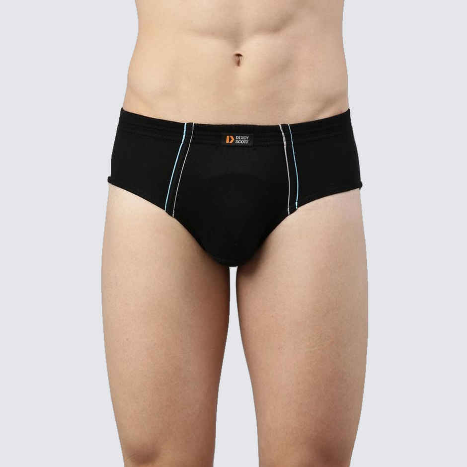 Dixcy Scott Originals Men'S Brief Snug Fit Solid Innerwear (Multicolor-Pack Of 3)