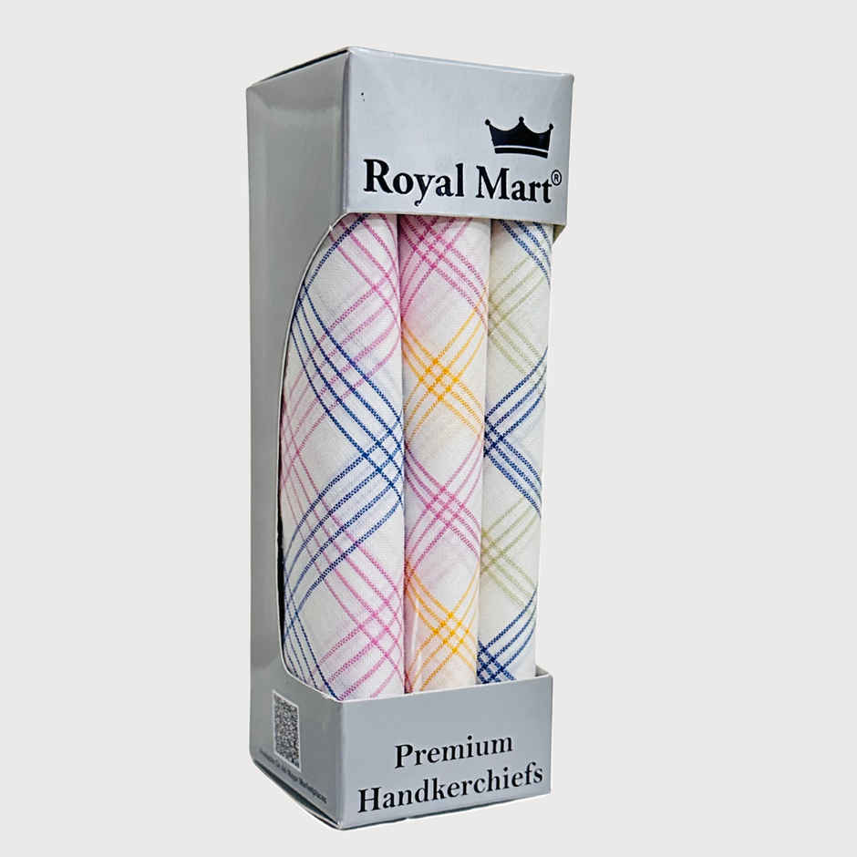 Royal Mart Women's Cotton Handkerchief | Assorted - One Size
