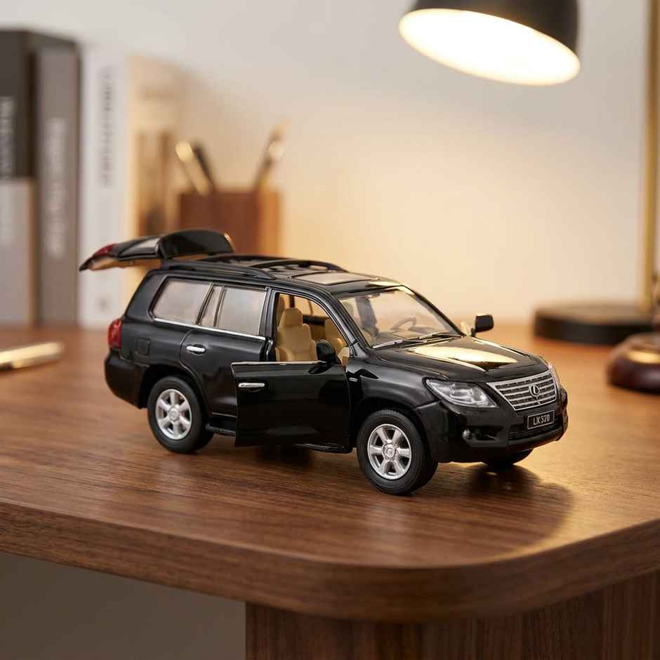 MSZ Licensed 1:32 Lexus LX570 Black Die-cast Vehicle