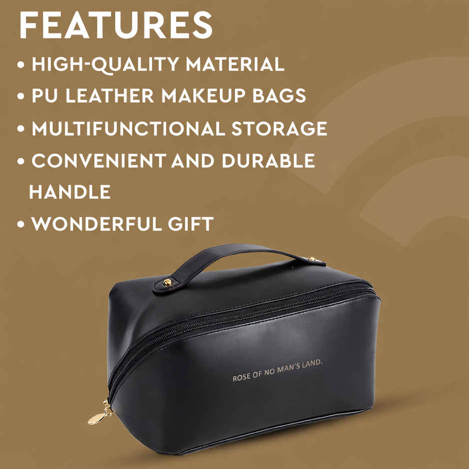 Zedak Makeup Storage Travel Bag | Black
