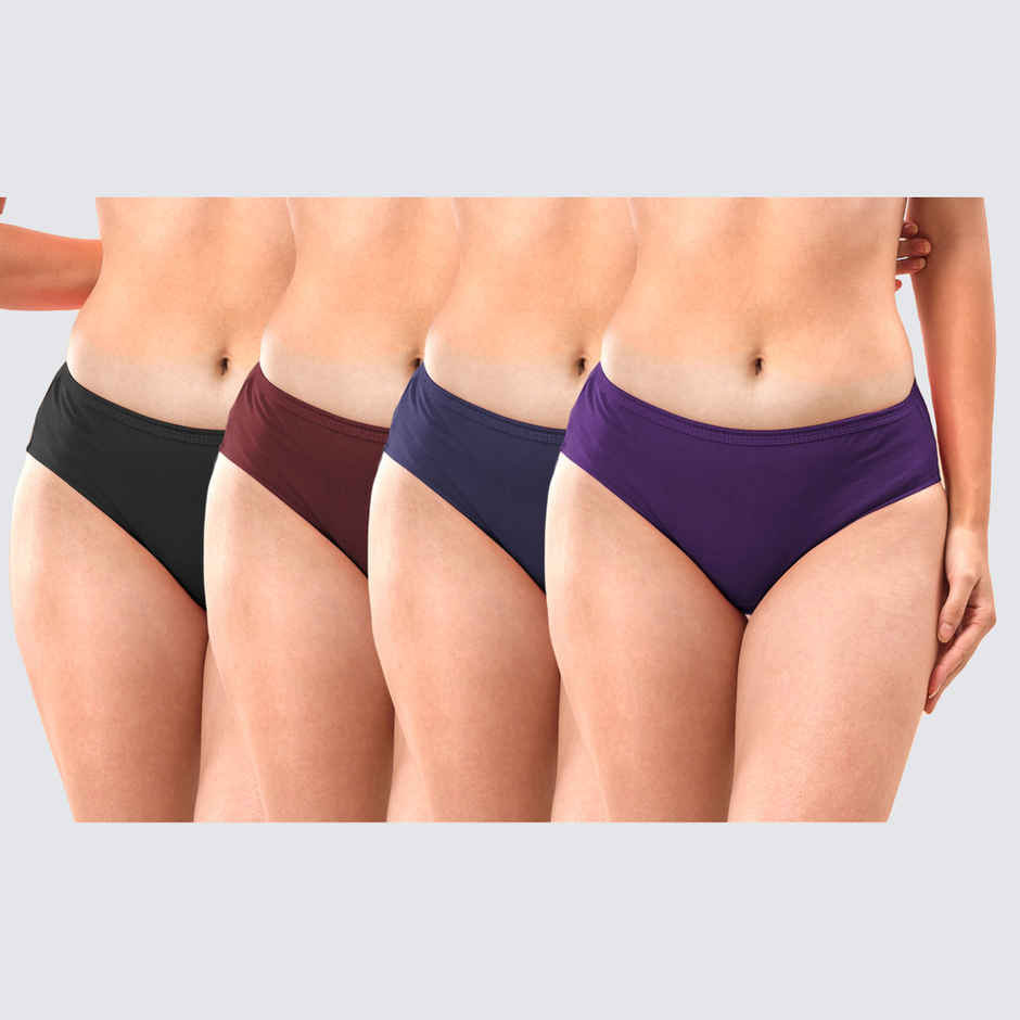 Lyra Women's Hipster Panty Solid | XL (Colour May Vary)