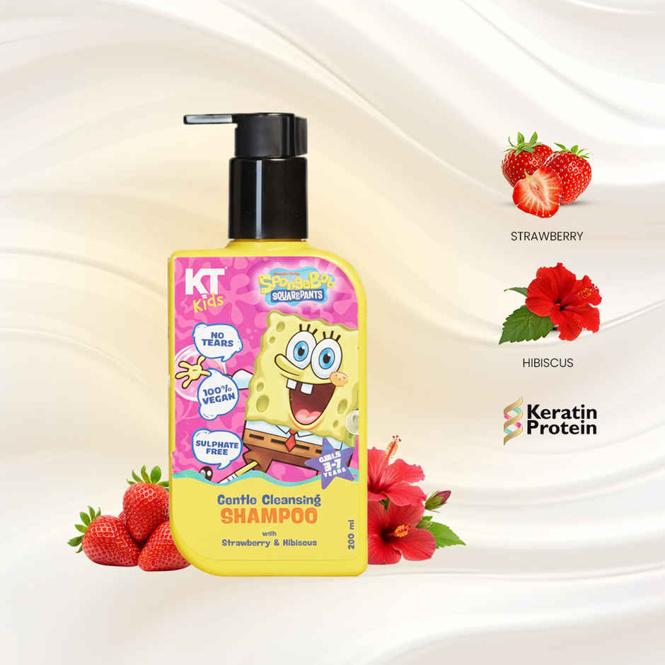 Gentle Cleansing Shampoo Strawberry and Hibiscus For Girls 3 to 7 years