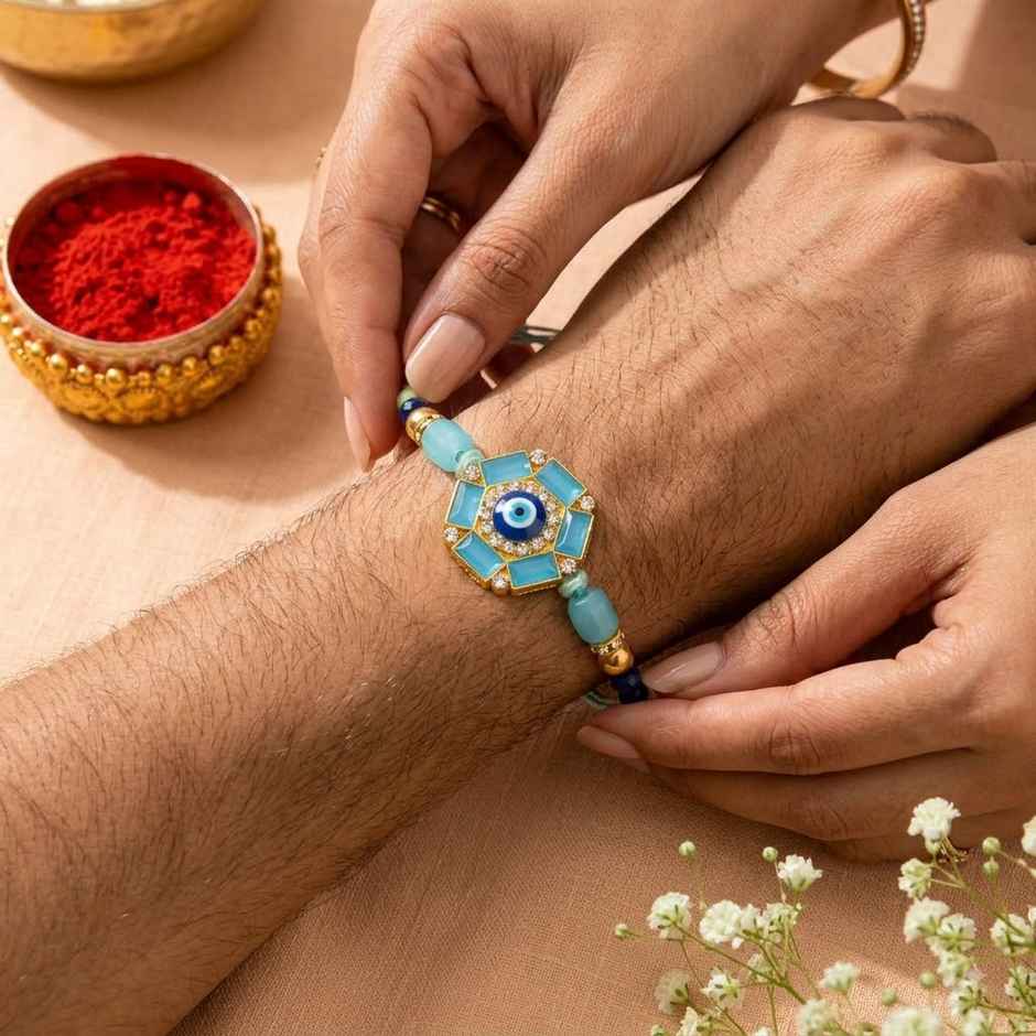 Rakhi for Brother | Evil Eye | Pack of 1 | Avyaan Rakhi