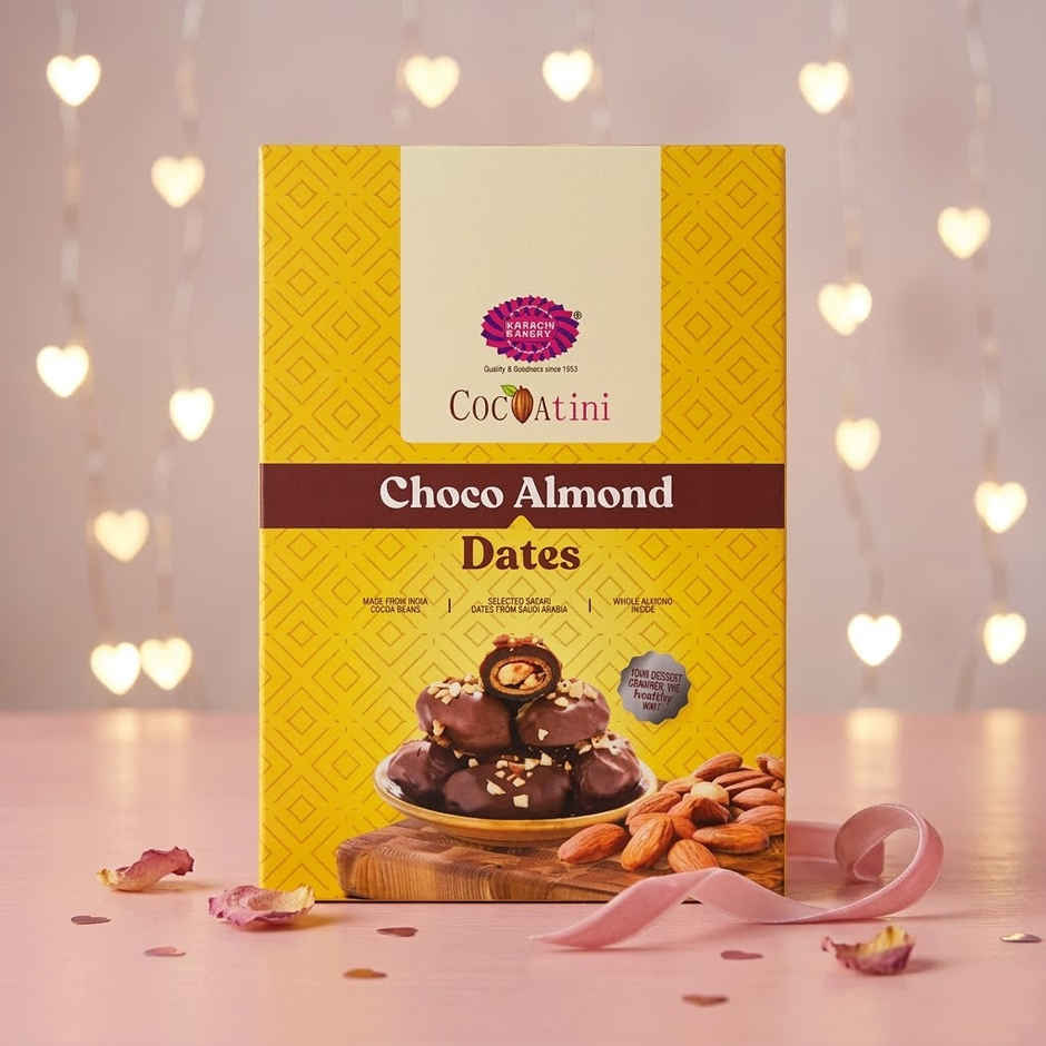 Karachi Bakery Choco Almond Dates Shaped Chocolates