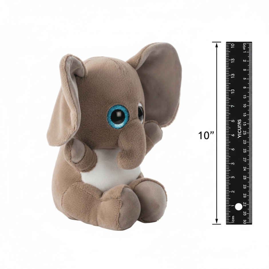 DearJoy Playful Elephant Soft Toy Brown 25 cm