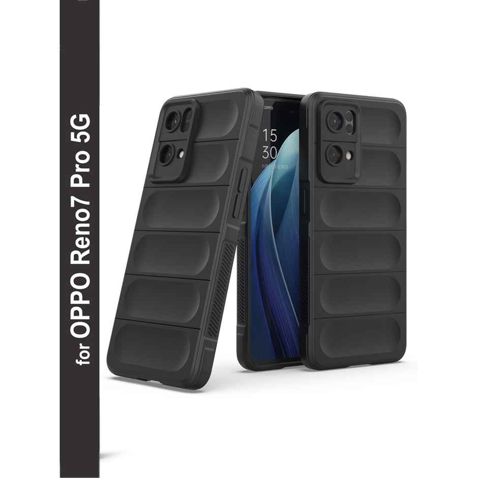 Zapcase Back Cover for OPPO Reno7 Pro 5G | Magic-Black