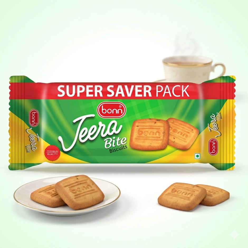 Bonn Jeera Bite Biscuits Sweet Salty Family Pack Biscuit For Tea Time