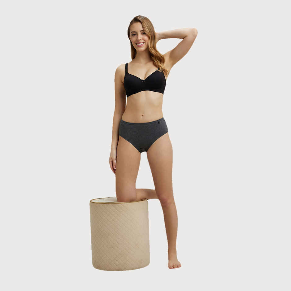 Jockey 1410 Women's Super Combed Cotton Underwear Bikini Panty|PO3 | Multicolor Dark assorted-L