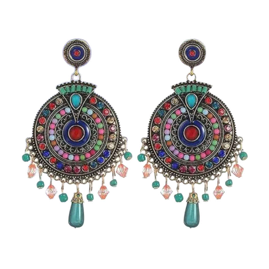 YouBella Jewellery Bohemian Multi-Color Earrings For Girls And Women