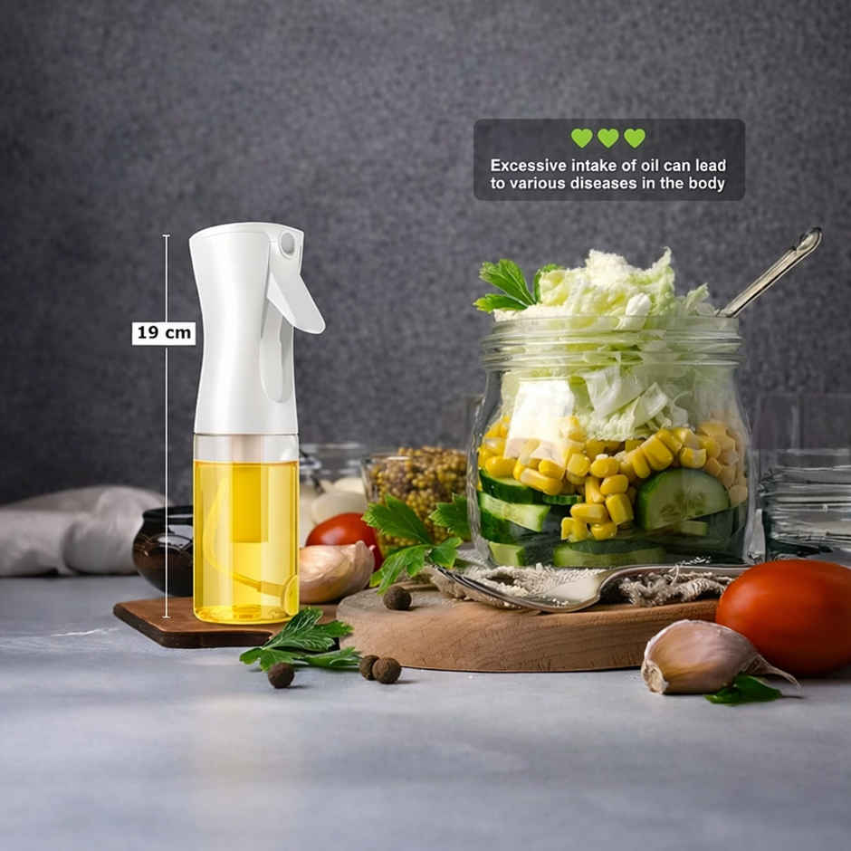 Zedak Glass Oil Dispenser | 250 ml | White - 1 pc