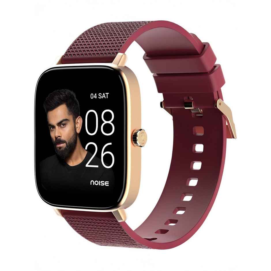 Noise Colorfit Thrive Smartwatch - Deep Wine