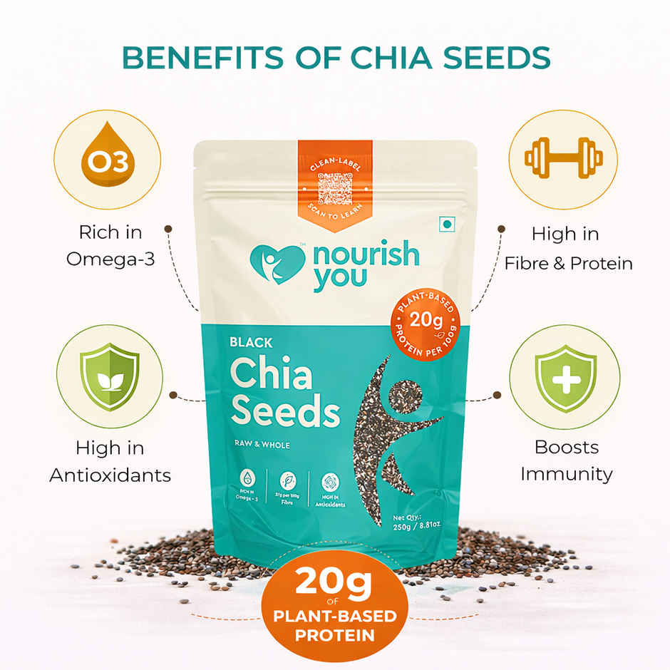 Nourish You Raw Chia Seeds