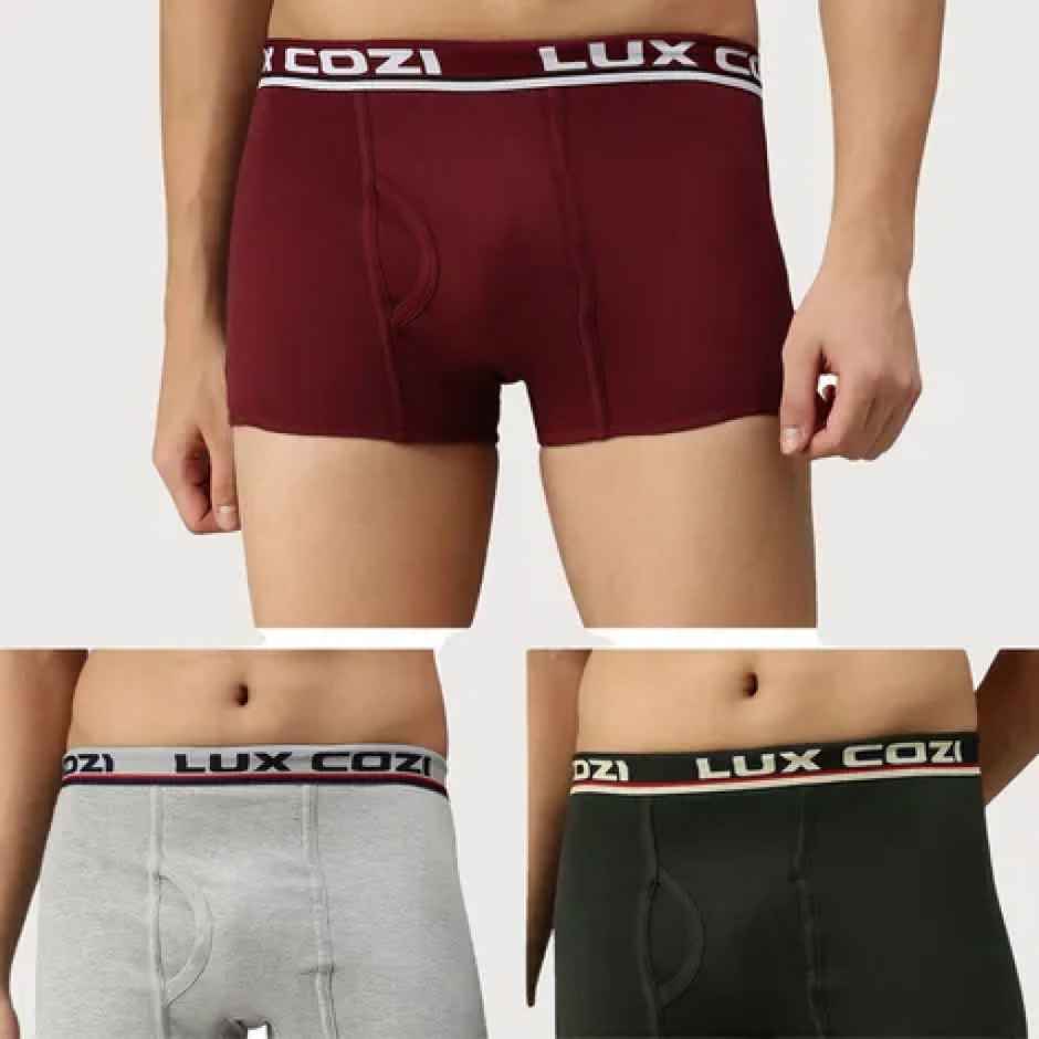 Lux Cozi Men's Solid Trunk | Assorted | 90 cm