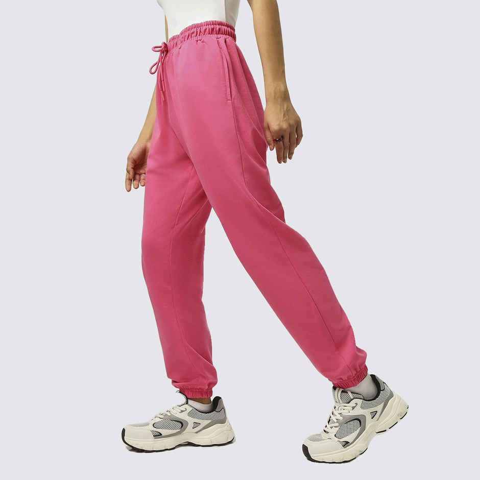 Bewakoof Joggers for Women | Pink - XL