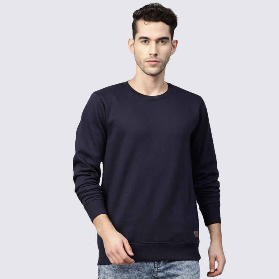 Outlaws Men's Cotton Rich Premium Sweatshirt | Navy - XL