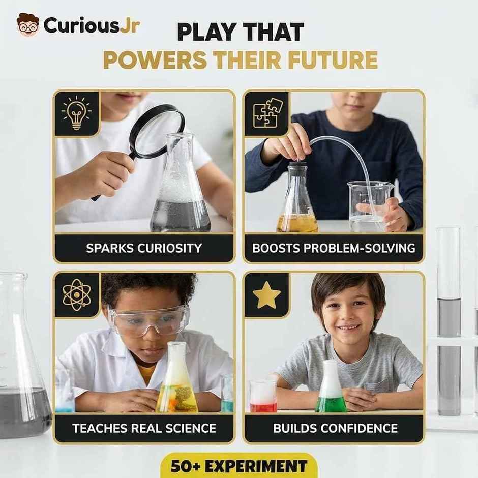 Physics Wallah Junior Science Kit for Kids | Age 4 | 14 Years | 50+ Color|Craft Tests And More