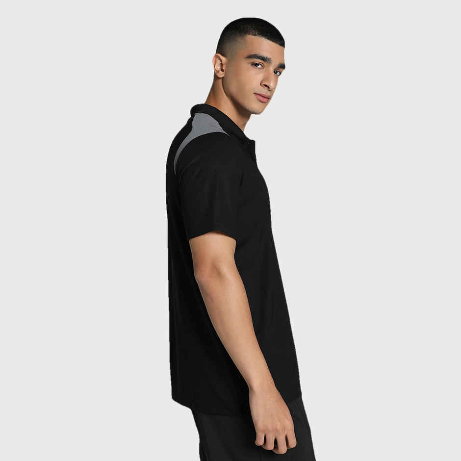 Puma Men's Train Colorblock Polo | Black - M