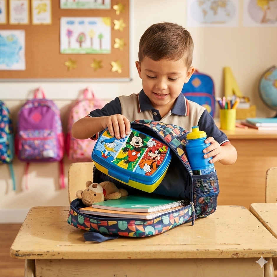 Striders Back To School In Gift Box Mickey Has Fun